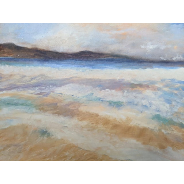 Vintage Original Sunrise Ocean Seascape Painting For Sale In Charlotte - Image 6 of 9