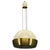 Vintage Space Age Brass and Cream Pendant Light, Czechoslovakia, 1970s For Sale - Image 12 of 12