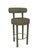 Contemporary Collector Modern Moca Bar Chair in Safire 05 Fabric by Studio Rig For Sale - Image 3 of 7