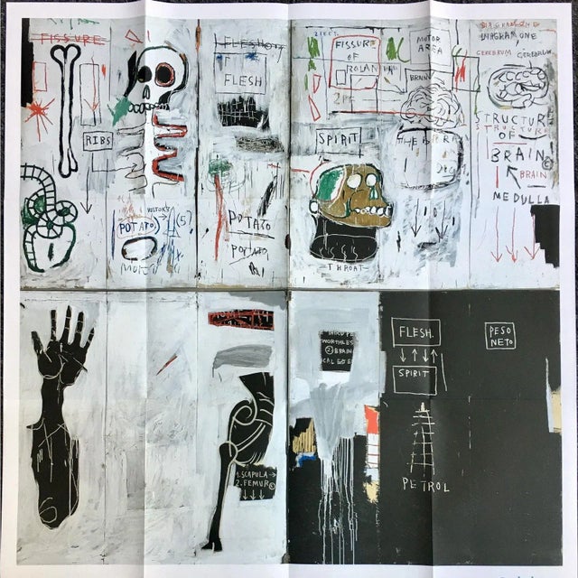 2018 Sothebys Basquiat Flesh & Spirit Poster For Sale In New York - Image 6 of 7