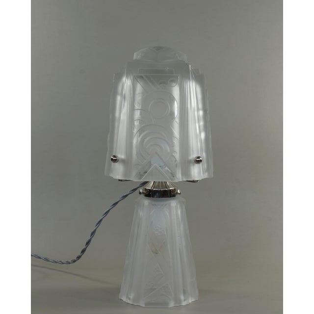 Art Deco French Art Deco Mushroom Table Lamp by Muller Freres 1920s France For Sale - Image 3 of 12