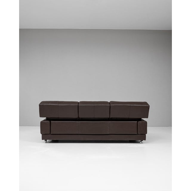 1970s Brazilian Leather Sofa By Percival Lafer For Sale - Image 10 of 12