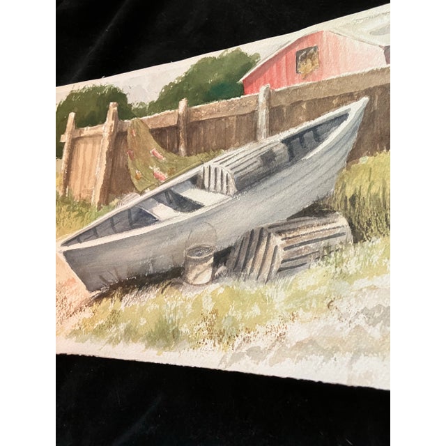 Original 7.5 x 11 painting on rough edged paper unsigned unframed Check out my shop, .ROBINS EGG GALLERY, for more!.