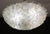 Glass 1970s Wonderful Large Gold and Transparent Murano Glass Ceiling Light Flower by Seguso For Sale - Image 7 of 14