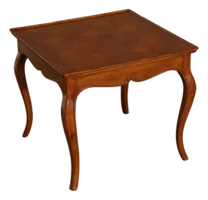 Italian Louis XV Style Oak Parquetry Side Table