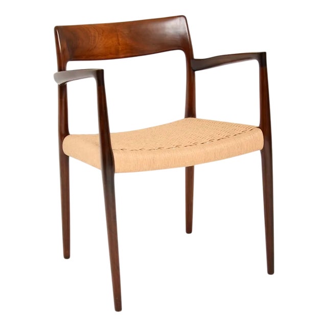 Vintage Danish Model 57 Chair by Niels Moller, 1960 For Sale