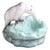 Art Deco Polar Bear Sculpture Dish by Ditmar Urbach, Czech, 1930s For Sale