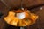 1960s Orange Venini Murano "Hat" Style Pendant by Toni Zuccheri For Sale - Image 11 of 13