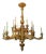 19th Century Italian Carved and Giltwood 12-Light Chandelier For Sale