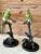 Late 20th Century Coastal Tropical Bronze Hand Painted Parrot Statues on Marble Bases-Pair For Sale - Image 10 of 12