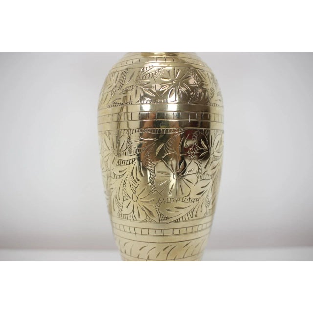Mid-Century Brass Vase, 1960s For Sale - Image 4 of 12