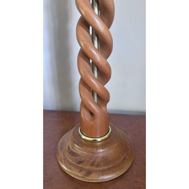 MCM James Mont Carved Helix Lamp for Frederick Cooper For Sale - Image 9 of 15