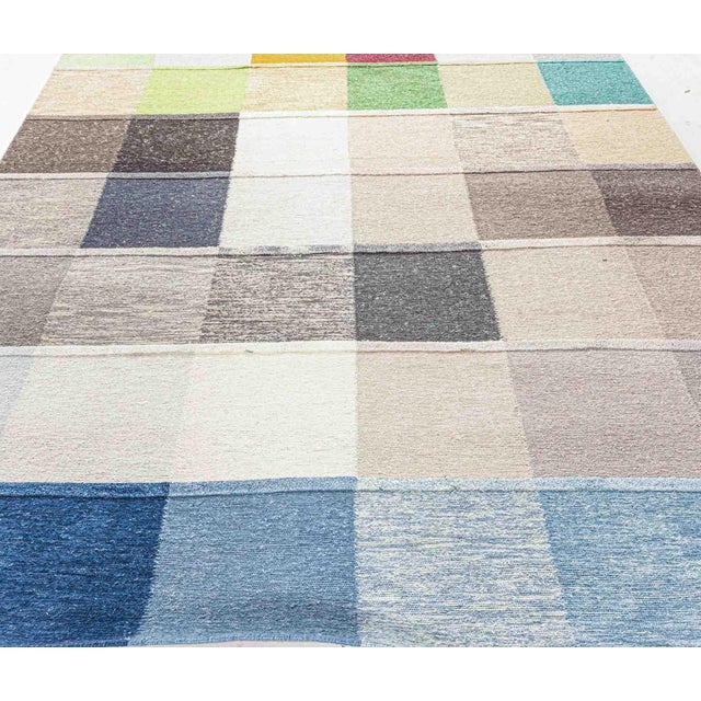 Contemporary Handmade Multicolored Rug by Doris Leslie Blau For Sale In New York - Image 6 of 8