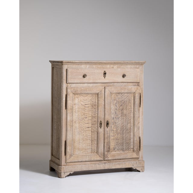 19th Century Oak Buffet With Brass Accents For Sale - Image 18 of 18