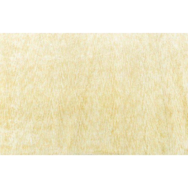 Beige "Mythical" Modern Animal Solid Beige Cotton Rug Designed By Jean Lurçat For Sale - Image 8 of 10