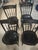 Vintage Nichols & Stone Ebonized Windsor Chairs (4pcs), Hand-Stenciled, Solid Wood For Sale - Image 14 of 15