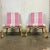 Late 20th Century Pair Giltwood Kent Form Accent Chairs Newly Upholstered in Clarke & Clarke Designer Fabric For Sale - Image 12 of 15