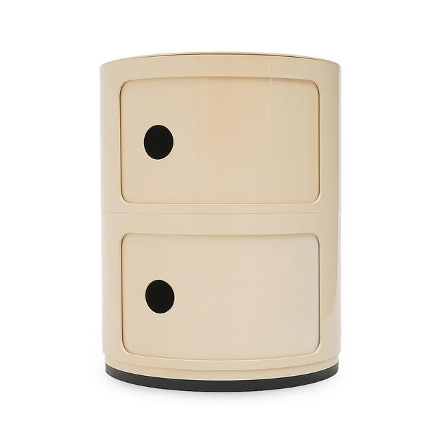 Mid-Century Modern White Modular Storage Unit by Anna Castelli for Kartell, 1970s For Sale - Image 3 of 13