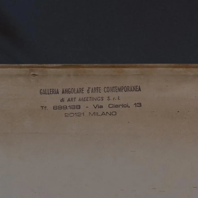 Claudio Cazzola, Modern Abstract Composition, 1972, Acrylic on Canvas For Sale - Image 7 of 11