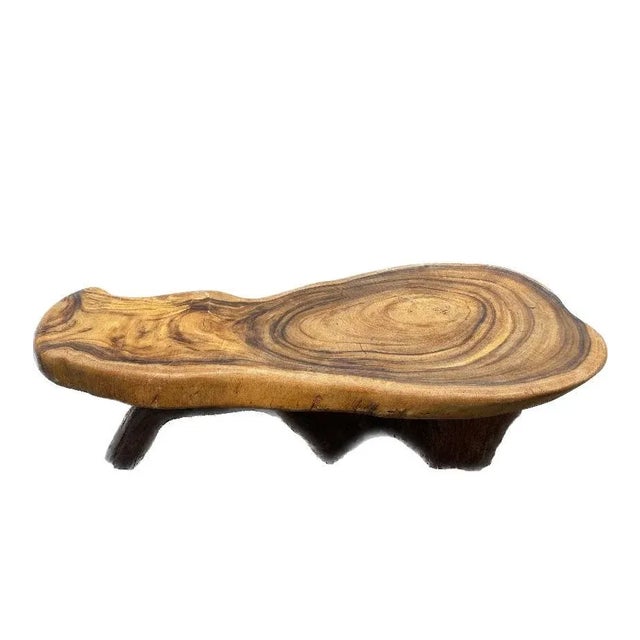 Mid-Century Modern José Zanine Caldas Style Coffee Table Brazil Circa 1970s For Sale - Image 3 of 12