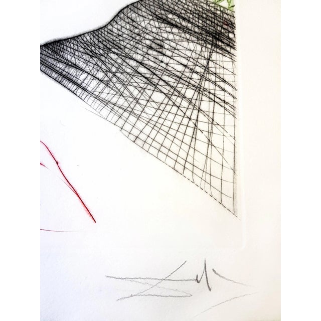 Salvador dali - original handsigned etching from la quête du graal dimensions: 45 x 33 cm handsigned edition: 38/100 (from...