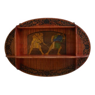 Art Nouveau Mural Bookcase, 1900s For Sale