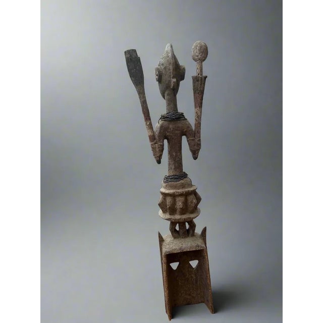Malian Artist, Large Dogon Satimbe Mask, Pre-1800, Wood, in Very Good conditions. Designed before 1890