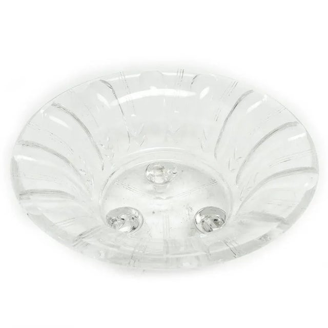 1930s Art Deco German Crystal Bowls, 1930s, Set of 2 For Sale - Image 5 of 9