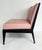 Magni Home Plaza Slipper Lounge Chairs, Pink Lambskin Upholstery, Ebonized Wood Finish For Sale - Image 9 of 16