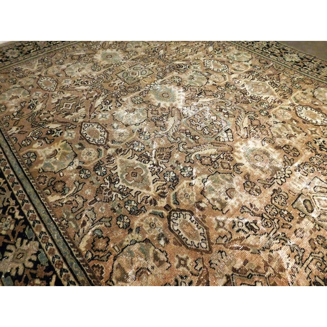 Textile Antique Persian Mahal Rug. 10'2"x 13'10" For Sale - Image 7 of 18