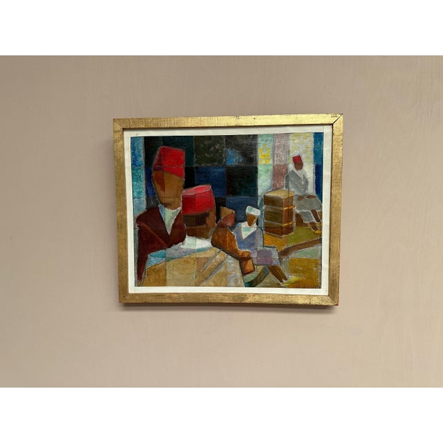 Olle Von Schewen, På gatan i Tetuan, Oil on Canvas For Sale - Image 9 of 18