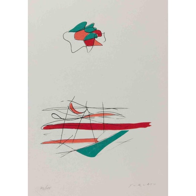 Giulio Turcato, Abstract Composition, 1970s, Screenprint For Sale - Image 4 of 4