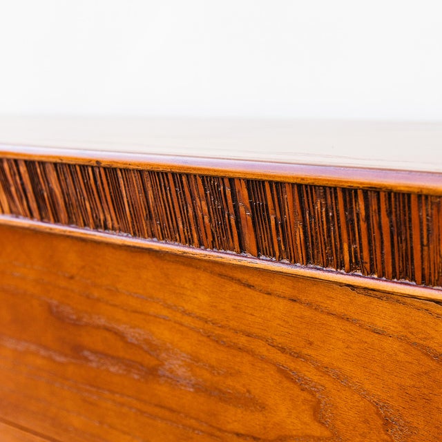 Restored 1950s Mid Century Modern Ash Sideboard by Paul Frankl for Brown Saltman For Sale - Image 9 of 18