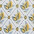 Contemporary Sample - Schumacher Basile Trellis Wallpaper in Yellow & Blue For Sale - Image 3 of 5
