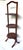 Handsome antique Edwardian 3-tier folding cake stand (frequently referred to as a muffin or pie stand), dating from the...