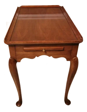 Vintage Queen Anne Style Cherry End Table
