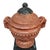 Early 20th Century Pair Neoclassical Figural & Foliate Terra Cotta Garden Urns & Pedestals For Sale - Image 5 of 12