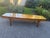 Vintage Mid-Century Modern Long Burlwood Coffee Table For Sale In Chicago - Image 6 of 9