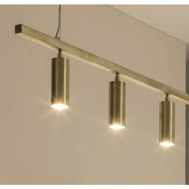 Not Yet Made - Made To Order TF606 Suspension Lamp in Satin Brass with Orientable Tubular Diffusers by Daluce For Sale - Image 5 of 8