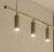 Not Yet Made - Made To Order TF606 Suspension Lamp in Satin Brass with Orientable Tubular Diffusers by Daluce For Sale - Image 5 of 8