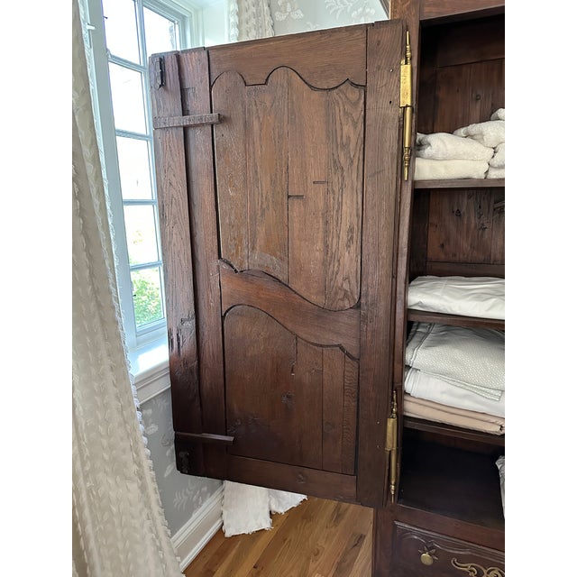 Two Door Antique Linen Closet Armoire Chairish