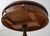 Round Burl Walnut & Mahogany 1 Drawer Pedestal Table For Sale - Image 16 of 17