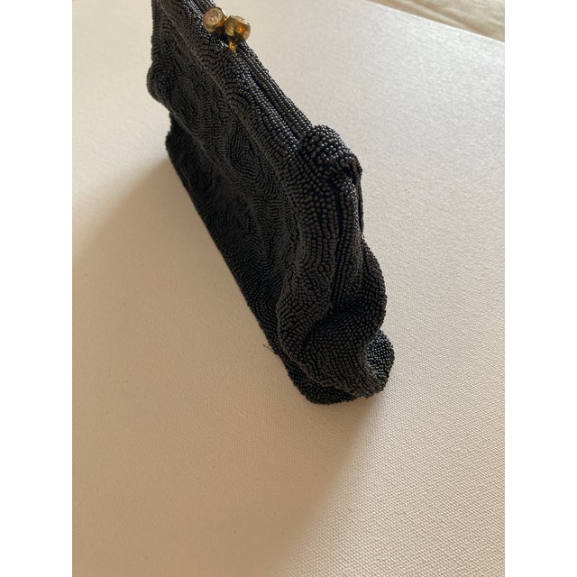 Vintage Lucille De Paris Beaded Evening Bag For Sale In Denver - Image 6 of 7