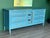 Late 20th Century Mid-Century Neoclassical Style Sky Blue Dresser For Sale - Image 9 of 14