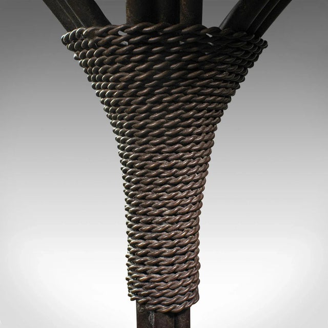 1960s Vintage English Brass Decorative Torchere For Sale - Image 10 of 13