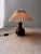 Brown Minimalist Ceramic Table Lamp, Denmark, 1960s For Sale - Image 8 of 8