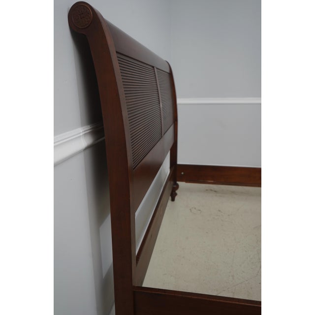 Ethan Allen Ethan Allen British Classics Queen Size Sleigh Bed For Sale - Image 4 of 17