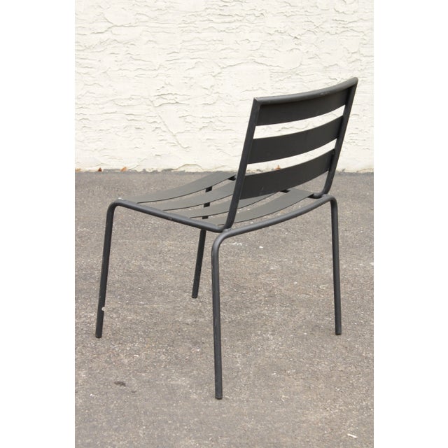 Early 21st Century Metro' Cast Iron Outdoor Dining Set 5 Pieces