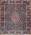 Vintage Persian Khorassan Rug, Handwoven Floral Pattern, Navy & Turquoise, 10’ X 12’ For Sale - Image 4 of 12