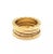 Bvlgari B.zero1 Three Band Ring in 18k Yellow Gold Ring - Size 53 For Sale In Miami - Image 6 of 8